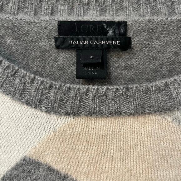J. Crew Collection Women's 100% Italian Cashmere Sweater Gray Sz S - Picture 3 of 6